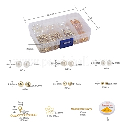 Bausatz für Schmuckset aus runden Perlen zum Selbermachen&nbsp;DIY-YW0004-45G