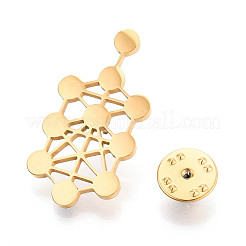 Зажимы для лацканов одежды из нержавеющей стали 304 STAS-T070-10G