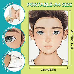 Пластиковая доска для рисования макияжем MRMJ-WH0101-002