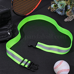 1 шт. светоотражающий полиэстеровый эластичный поясной ремень&nbsp;AJEW-CN0005-26A