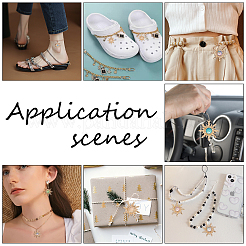 18шт 9 стильные стеклянные подвески&nbsp;PALLOY-PH0002-11