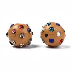 Бусины со стразами&nbsp;RB-T017-31J-A