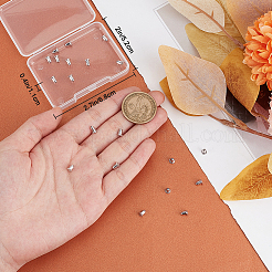 10 пара 925 серебряных гайки для ушей STER-BBC0007-59