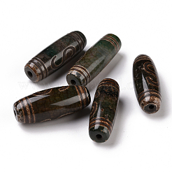 Тибетского стиля бусы дзи&nbsp;TDZI-E004-33