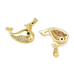 Pendentifs en laiton zircon cubique transparent&nbsp;KK-A294-14G