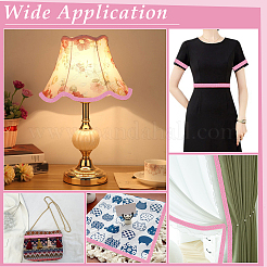 Полиэстеровая лента-сороконожка с плетением из кружева OCOR-WH0100-51D