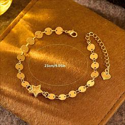 Messing-Sterne-Link Armbänder&nbsp;WL3635-2