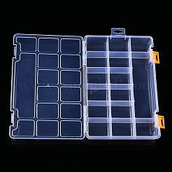 Прямоугольный полипропиленовый контейнер для хранения бусинок CON-N013-05