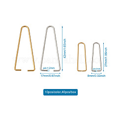Вакуумное покрытие pvd из нержавеющей стали 304 ледорубы зажимные скобы STAS-TA0001-27