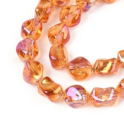 Гальванизируйте прозрачное стекло бисер нитей&nbsp;EGLA-N017-01C