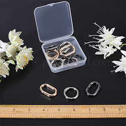 12 шт. 6 стиля застежек для ключей из цинкового сплава FIND-CP0001-55