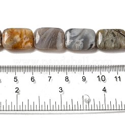 Природные бамбуковых листьев агат бисер нитей G-NH0014-E01-01