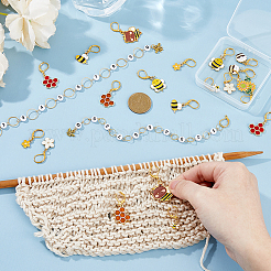 DIY-Strickwerkzeug-Sets mit Bienenmotiv&nbsp;HJEW-HS00019