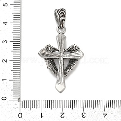 Подвески из хирургической нержавеющей стали 316 с микропаве из кубического циркония STAS-D304-18AS