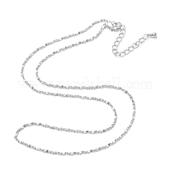 Laiton colliers de chaîne de lien&nbsp;NJEW-K123-10P