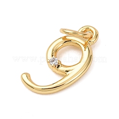 Латунные микро проложить кубического циркония подвески KK-D019-28G-09