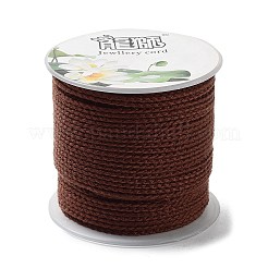 Cordon tressé en polyester de 20 m pour la fabrication de bijoux&nbsp;OCOR-G015-04A-21