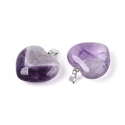 Подвески из натурального аметиста &nbsp;G-N349-05D-P