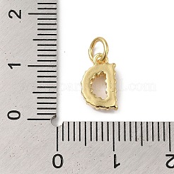 Покрытие стойки латунь с подвесками из АБС-пластика с имитацией жемчуга KK-B092-30D-G