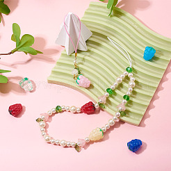 8шт 8 цвета бусины ручной работы лэмпворк&nbsp;LAMP-TA0001-40