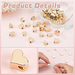 100шт 2 стиля латунные бусины KK-PH0010-87