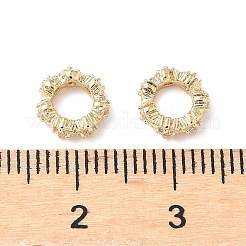 Латунные микро проложить Цирконий Европейский бисером KK-A254-20G