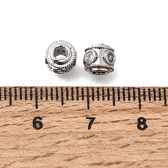 Messing Micro Pave klare Zirkonia Perlen&nbsp;KK-N289-10P