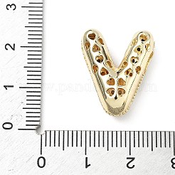 Pendentifs avec zircon cubiques à micro-pavés en laiton&nbsp;KK-Z108-02G-V