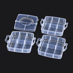 Прямоугольный портативный пластиковый съемный ящик для хранения из полипропилена CON-D007-02A