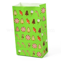 Bolsas de papel kraft con tema navideño&nbsp;CARB-H030-B01
