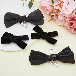 4 Stück 2 Arten abnehmbare Schuhschnallenclips aus Eisen&nbsp;FIND-FH0007-91