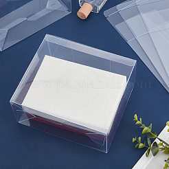 Rechteckige Aufbewahrungsgeschenkboxen aus PVC-Kunststoff&nbsp;CON-WH0112-042