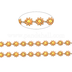 Звено цепи с эмалью из золотой латуни CHC-H103-06D-G