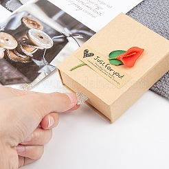 Шкатулка для драгоценностей из крафт-бумаги CON-BC0005-87