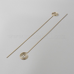 Porte-cartes nominatifs en spirale en acier au carbone&nbsp;AJEW-WH0347-53B