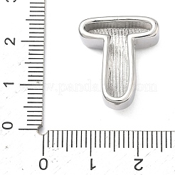 Латунные бусины с инициалами&nbsp;KK-B167-27P-01T