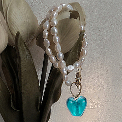 Валентина подарки для своих идей ручной серебряная фольга стеклянные бусины&nbsp;FOIL-OC0001-01