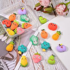 20pcs 10 cabochons en résine opaque de style&nbsp;sgCRES-SZ0001-18