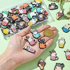 60 Stück 12 Stile Tier-PVC-Cabochons&nbsp;KY-CJ0002-07