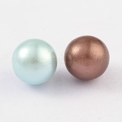 Perle tonde in plastica imitazione perla in abs&nbsp;MACR-F033-8mm-M