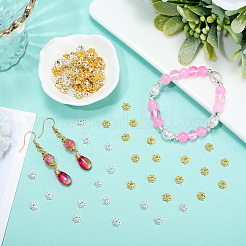 400 шт. двухцветные колпачки из сплава&nbsp;FIND-PA0001-09