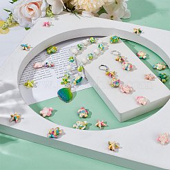 120 шт. 6 вида синтетических бирюзовых бусин&nbsp;G-SC0003-25