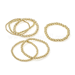 6шт. набор из 6-х круглых эластичных браслетов из синтетического гематита&nbsp;BJEW-SW0001-01