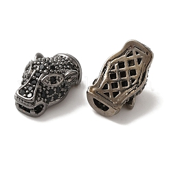 Стойки обшивки латунь микро проложить кубического циркония бусы&nbsp;KK-L220-050AB