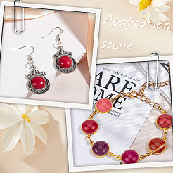 48 шт. 24 стиля кабошонов из натуральных и синтетических смешанных драгоценных камней&nbsp;G-SP0001-40