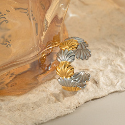 Регулируемые открытые манжеты из нержавеющей стали 304 для женщин&nbsp;CD2557