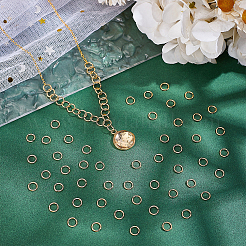 100 шт. стойка с покрытием из латуни открытые соединительные кольца KK-PH0013-59C