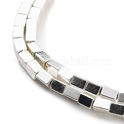 Chapelets de perles hématite synthétique sans magnétique&nbsp;G-P545-L01-01A