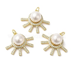 Стойки обшивки латунь микро проложить Циркон подвеску KK-F854-06G