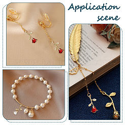 20шт 2 цвета сплава эмалевые подвески ENAM-UN0001-01